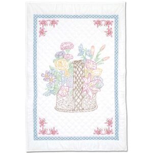 Basket of Flowers lap quilt