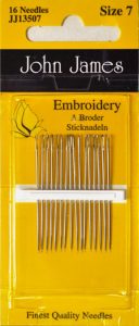 John James size 7 Embroidery Needle