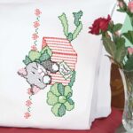 Christmas Kitty Pillowcases