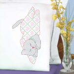 Cat in a Blanket Perle Edge Pillowcases