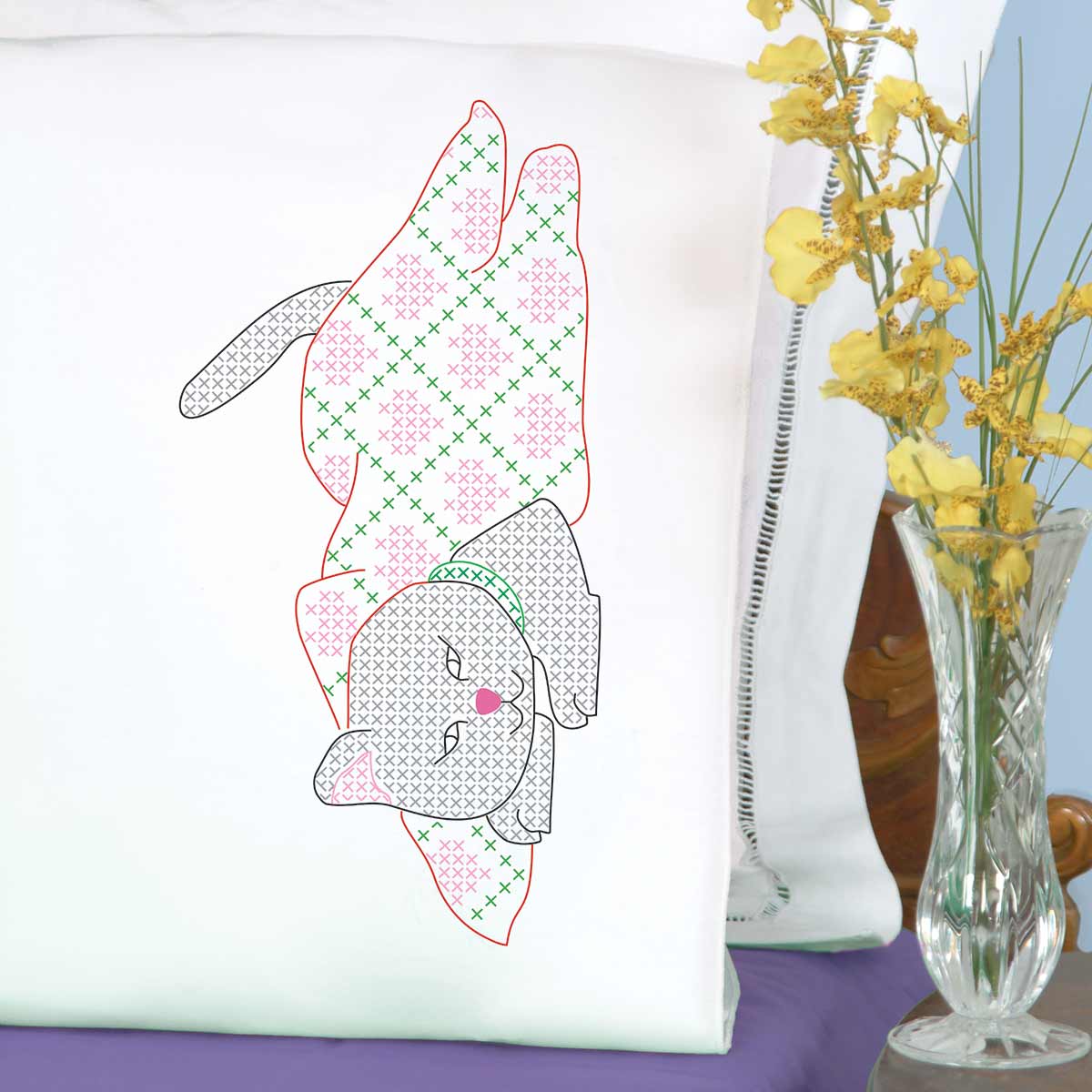 Cat in a Blanket Pillowcase