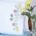 Tulips Perle Edge Pillowcases