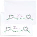 His & Hers Perle Edge Pillowcases