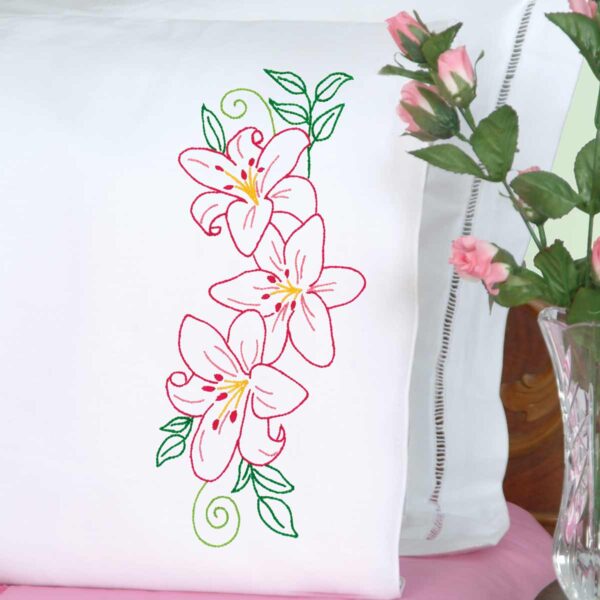 Lilies pillowcases