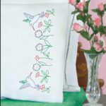 Hummingbirds Perle Edge Pillowcases