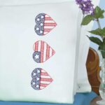 USA Hearts Perle Edge Pillowcases