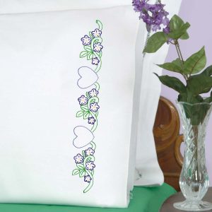 Hearts with Flowers Pillowcases
