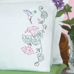 *** Hummingbird Perle Edge Pillowcases