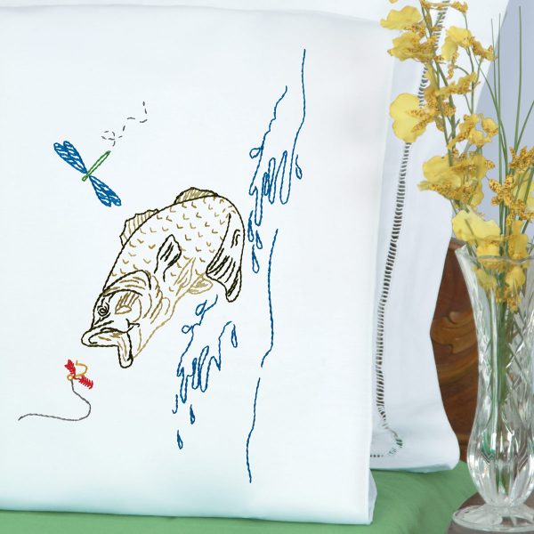 product id 1600498 Fish Perle Edge Pillowcases