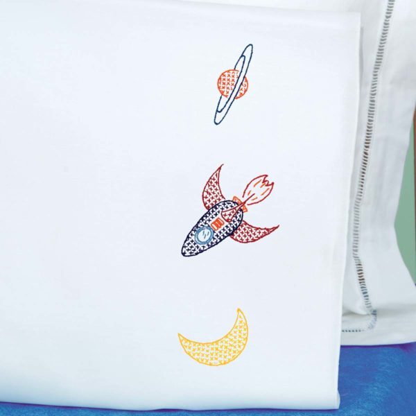 outer space pillowcase