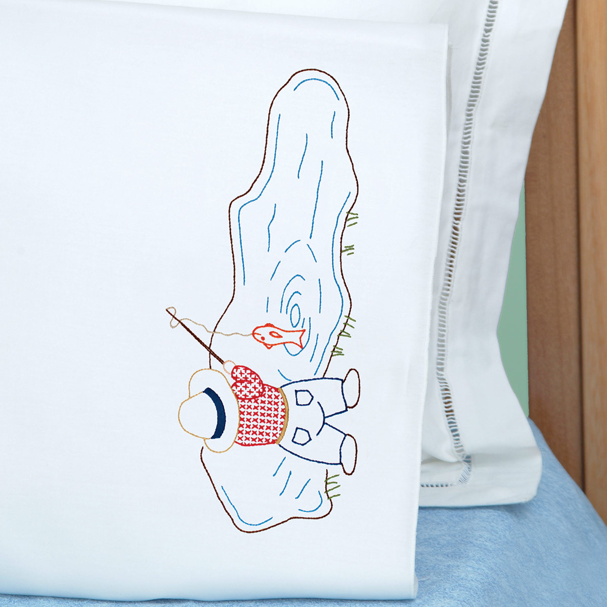 Jack Dempsey Needle Art Blocco Trapunta Camper: 6 Pezzi In Cotone 45,7x45,7 Cm Con Disegno Ricamabile, Istruzioni Incluse