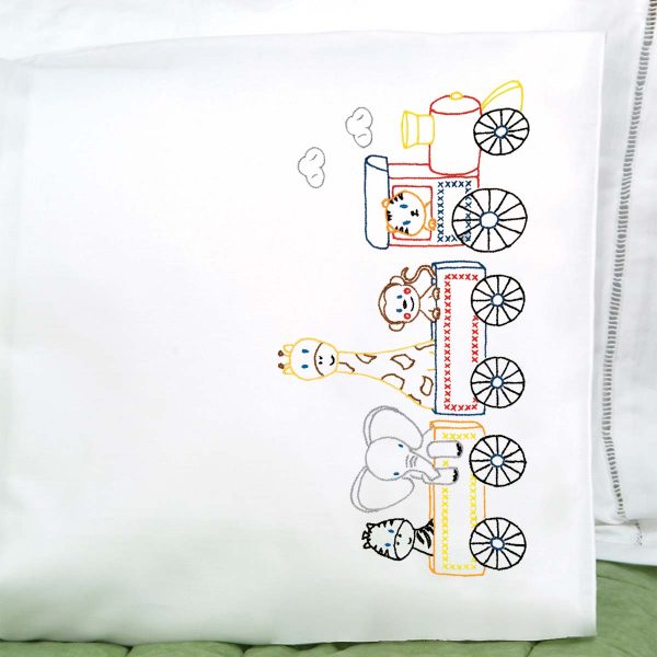 Jungle Train Pillowcase