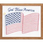 God Bless America 8" x 10" Sampler