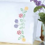 Tulips Lace Edge Pillowcases