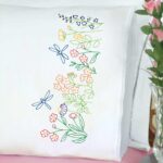 Dragonflies Lace Edge Pillowcases