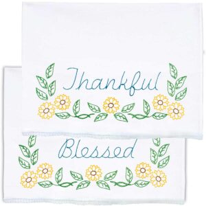Thankful & Blessed lace Pillowcases
