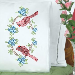 product id 1800712 Cardinals Lace Edge Pillowcases