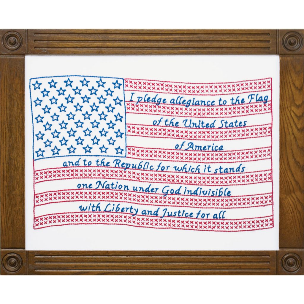 JACK DEMPSEY Ago Art Sampler Bianco Homedede - Kit Ricamo Unica Taglia
