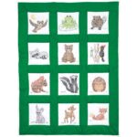 Woodland Animals Nursery Quilt Blocks