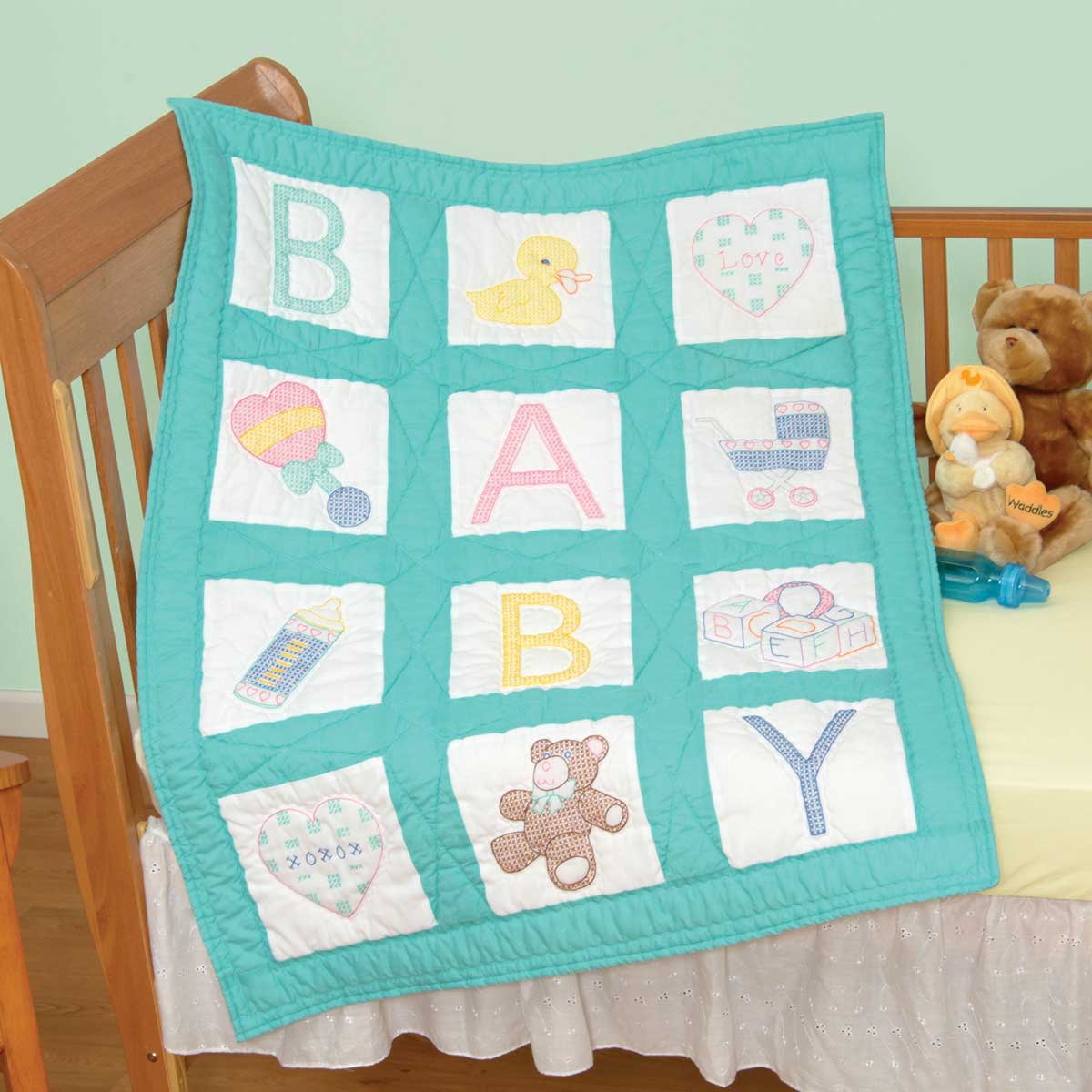 Baby Nursery Quilt Blocks - Image 2