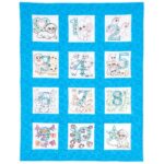 Numbers 1,2,3 Nursery Quilt Blocks