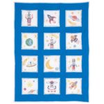 ** Outer Space Nursery Quilt Blocks