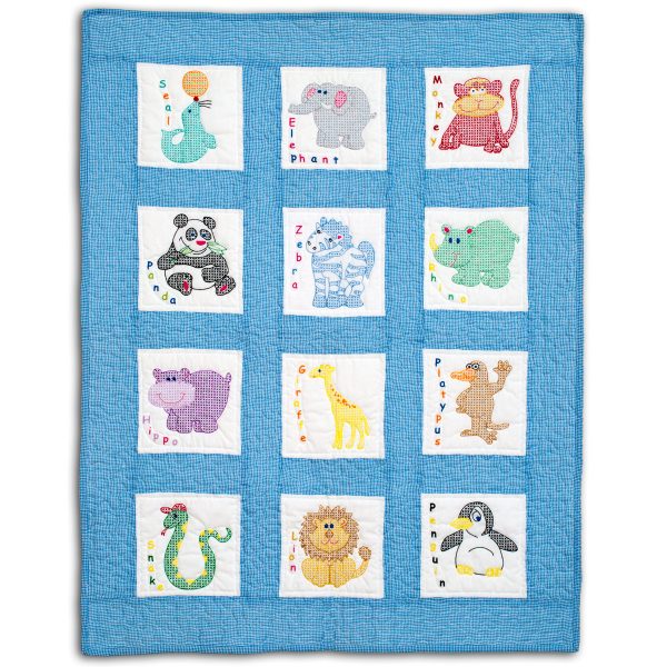 product id 30078 Childrens Zoo Nursery Quilt Blocks