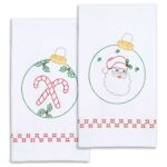 New Candy Claus Decorative Hand Towels