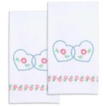 *** Starburst of Hearts Decorative Hand Towels