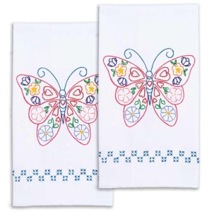 Butterfly hand towels