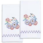2 Birds Decorative Hand Towels