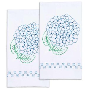 Hydrangeas hand towels