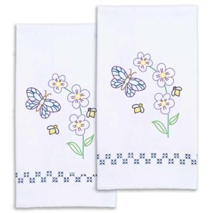 Bees & Butterfly Hand Towels