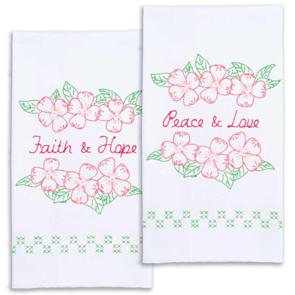 Faith, Hope, Peace and Love hand Towels