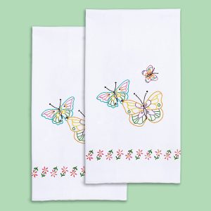 Fluttering Butterflies Hand Towels