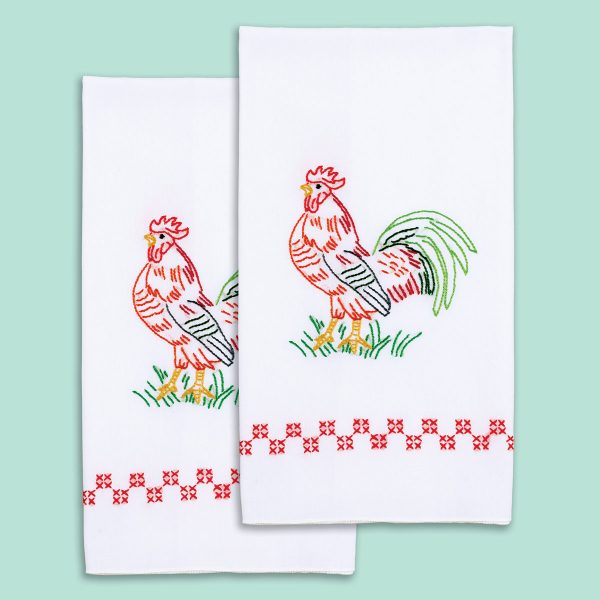 Rooster Hand Towels