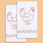*** Chicken Decorative Hand Towel