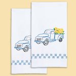 Flower Delivery Decorative Hand Towels