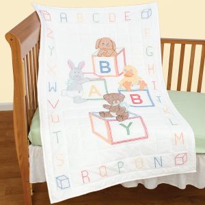 Baby Blocks Crib Quilt Top