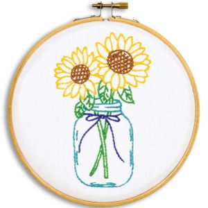 Sunflowers Hoop Kit