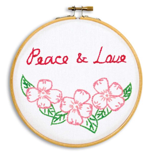 Peace & Love Hoop Kit