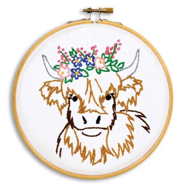 Highland Cow Hoop Kit