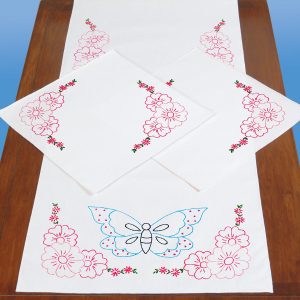 product id 448591 butterfly scarf and doily set