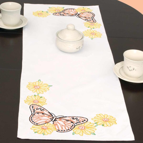 Butterfly table runner