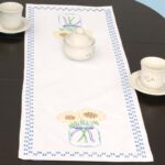 Sunflowers in Mason Jar Table Runner