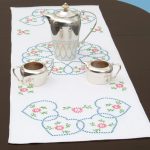 Starburst of Hearts Table Runner