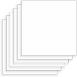 18" White Quilt Blocks (unstamped)