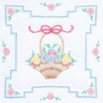 Basket of Daisies 18″ Quilt Blocks