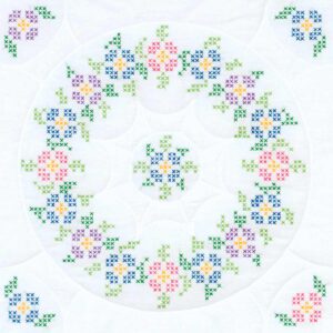 Circle of Flowers quilt blocks