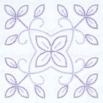 Cross-Stitch Design 18″ Quilt Blocks